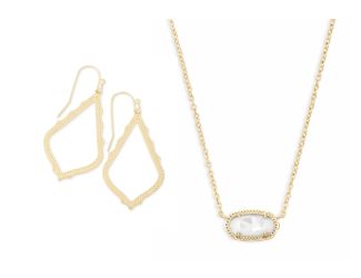 Elisa Gold Ivory MOP Sophia 2 pc set