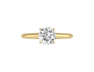1 CT Round Lab Diamond Solitaire Ring Size 4.5