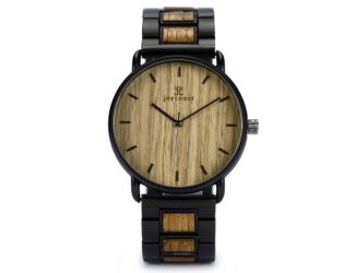 Owen  Olive Wood & Stainless Steel Wooden Watch