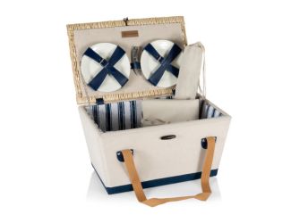 Boardwalk Picnic Basket for 4 - Beige