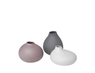 NONA Porcelain Mini Vases - Set of 3
