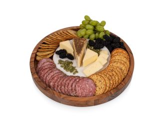 Isla Serving Platter w/ Marble Cheeseboard Insert