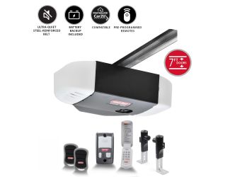 1.25HP StealthDrive Garage Door Opener w/ 2 Remotes
