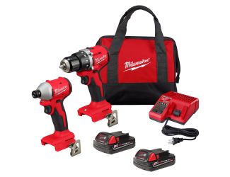M18 Compact Brushless 2-Tool Combo Kit - Drill/Driver & Hex Impact Driver