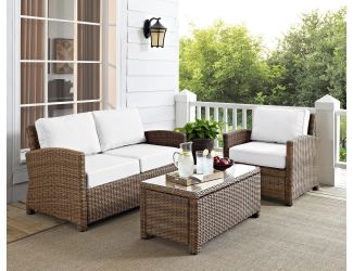 Bradenton 3Pc Outdoor Conversation Set - Sunbrella