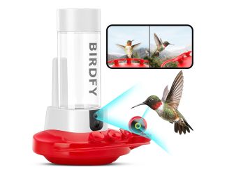 Birdfy Smart Hummingbird Feeder Duo 2 cameras, solar panel & Lifetime AI Subscription