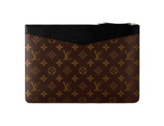 Louis Vuitton Daily Pouch Monogram Canvas Black