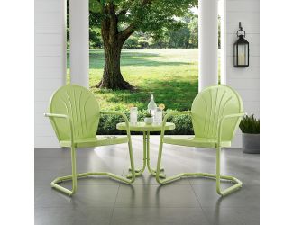 Griffith 3 Piece Metal Outdoor Conversation Seating Set