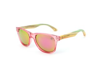 Glowy - Acetate Wooden Sunglasses Pink
