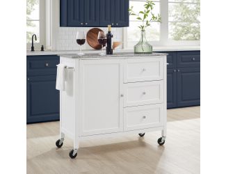 Soren Granite Top Kitchen Island/Cart