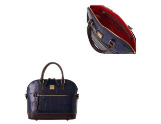Denison Domed Zip Satchel