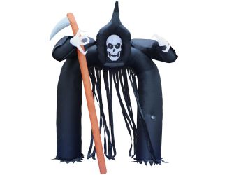 10-Ft. Tall Pre-lit Musical Inflatable Grim Reaper Arch