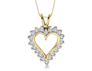 Diamond Heart Pendant