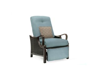 Ventura Outdoor Luxury Recliner in Ocean Blue