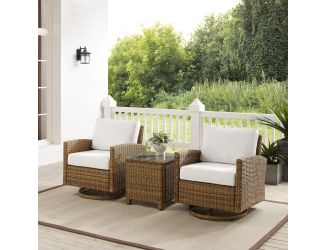 Bradenton 3Pc Swivel Rocker Chair Set - Sunbrella