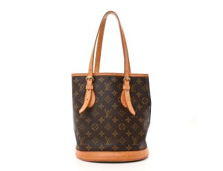 Louis Vuitton Monogram Canvas Petit Bucket Bag 23