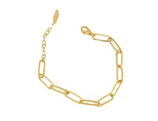 Latonia Cabella created Sterling Silver 18K Gold Vermeil Geometric Ellipse Chain design Bracelet