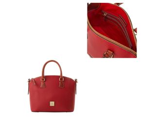 Pebble Grain Domed Satchel