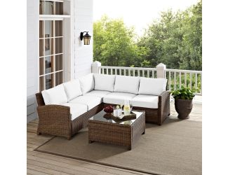 Bradenton 4Pc Outdoor Sectional Set - Sunbrella