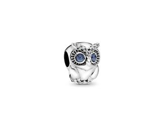 Sparkling Owl Charm