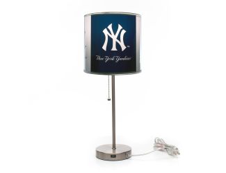New York Yankees Chrome Lamp