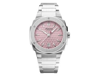 Ladies' Alpiner Extreme Quartz Silver-Tone Stainless Steel Watch Pink Dial