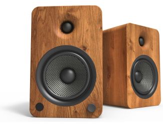 YU6 Bookshelf Speakers: Walnut