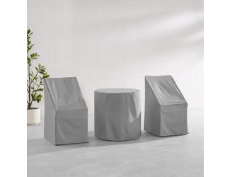 3Pc Outdoor Bistro Furniture Cover Set