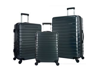 Olympia USA Lancer 3-piece Expandable Hardcase Spinner Set, Gray