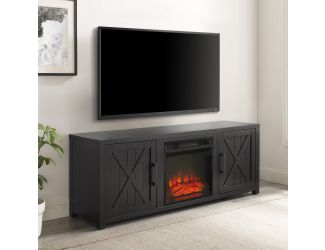 Gordon 58" Low Profile Tv Stand W/Fireplace