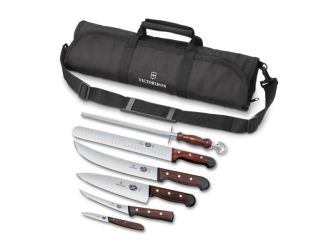 Wood BBQ Set 7 Pc Wood Maple
