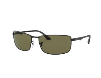 RB3498 Sunglasses - Black/Polarized Green Classic