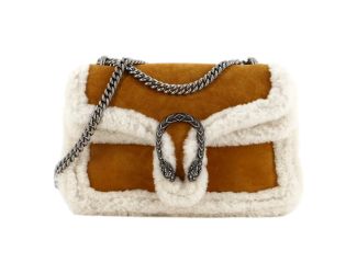 Gucci Dionysus Bag Suede with Shearling Medium