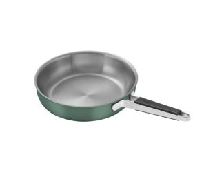 Pure 11" Stainless Steel Fry Pan Green
