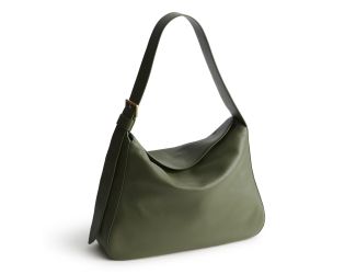 Tifton Hobo Tote-Bronze Green-Leather
