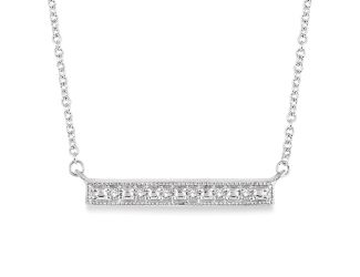 Diamond Bar Pendant