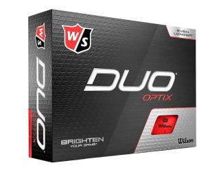 Wilson Optix Red Golf Balls - 1 Dozen