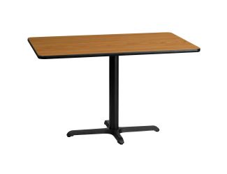 30" x 48" Natural Laminate Table Top with 23.5" x 29.5" Table Height Base