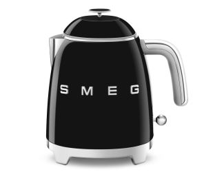 50's Retro-Style Electric Mini Kettle Black