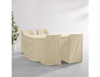 5Pc Outdoor Dining Furniture Cover Set