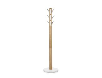 Flapper Coat Rack Wht/Nat