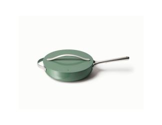 4.5qt Nonstick Ceramic Saute Pan w/ Lid Sage