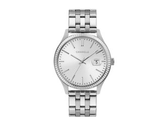Caravelle Men's Classic Dress Stainless Steel Bracelet