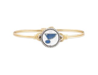 St Louis Blues Bangle Bracelet Size Petite
