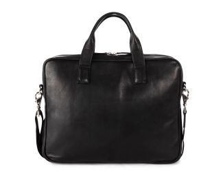 Colombian Leather Executive Briefcase-Black