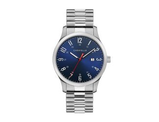 Caravelle Men's Quartz Stainless Steel Dress Watch