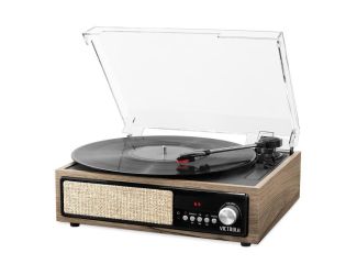 Victrola 3 in-1 Bluetooth Record Player with Built in Speakers and 3-Speed Turntable, Farmhouse