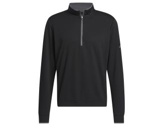 Adidas UPF Lightweight Golf 1/4 Zip - Black/L