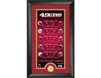 San Francisco 49ers "Legacy" Bronze Coin Photo Mint