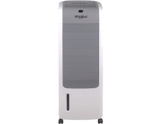 155 CFM Indoor Evaporative Air Cooler with Remote Control and Ice Pack in White